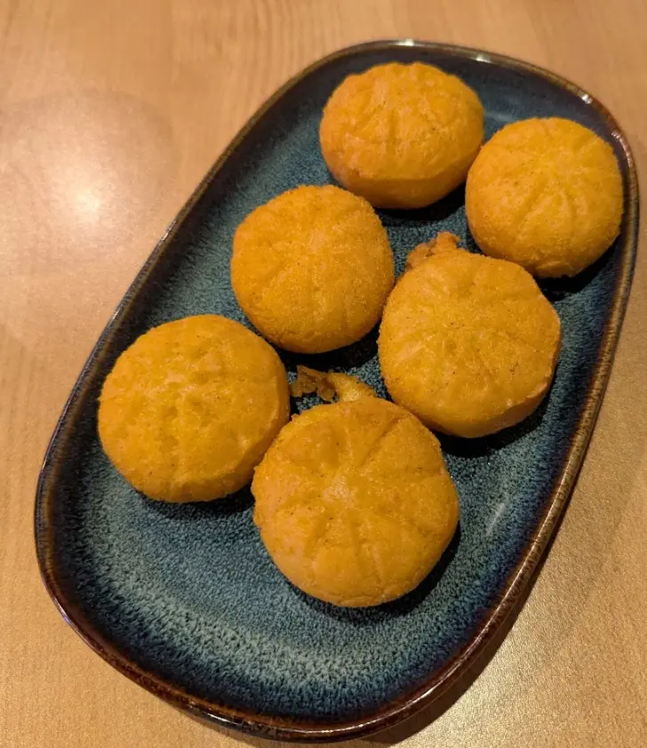 Sweet pum bean dessert from Dumpling Bliss