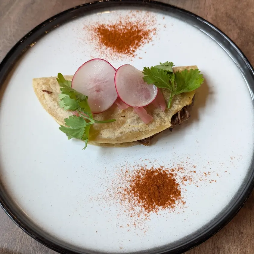 oxtail taco from Margarita's Latin Fusion