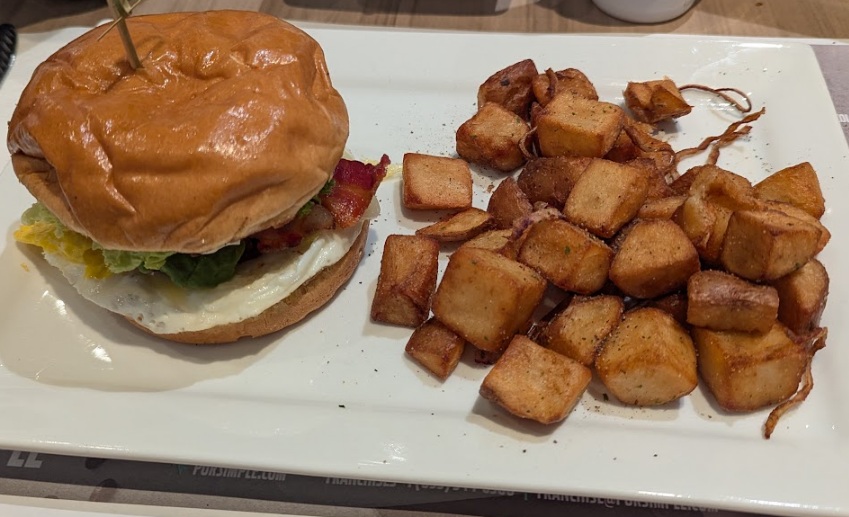 breakfast brioche with home fries from pur and simple