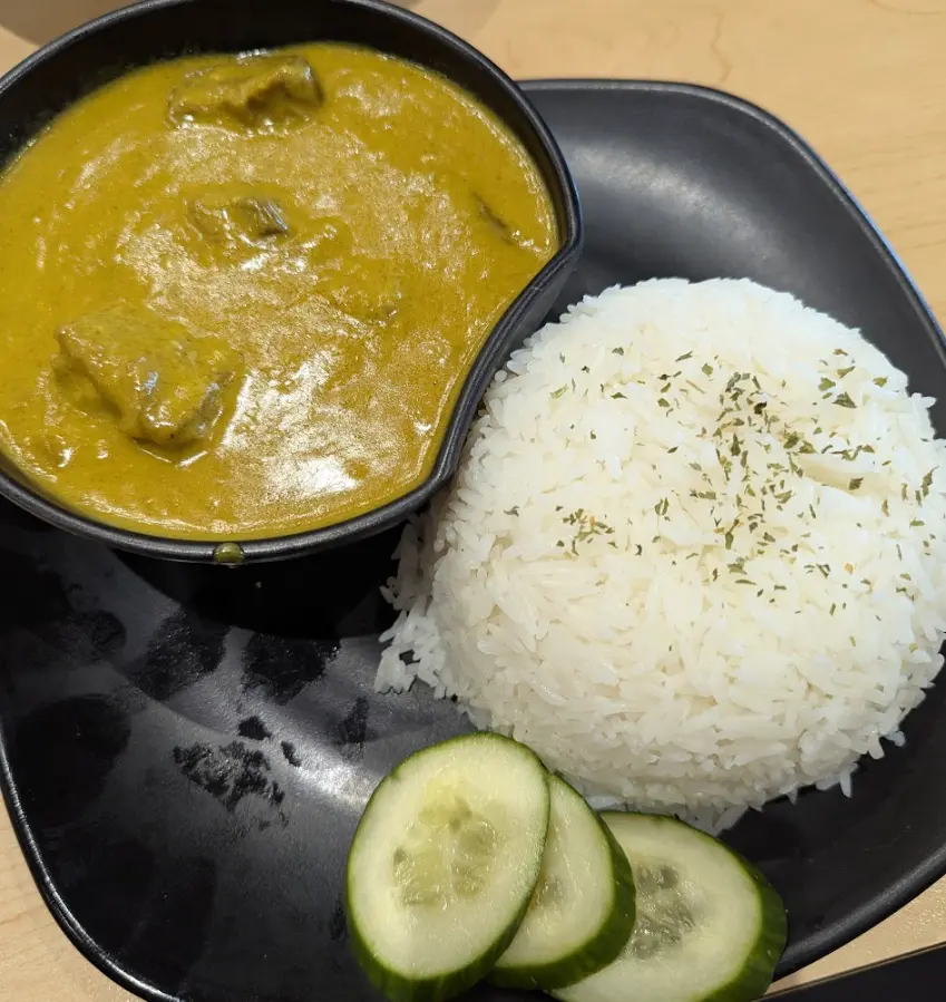 Curry Beef Brisket with Rice from Cha Kee