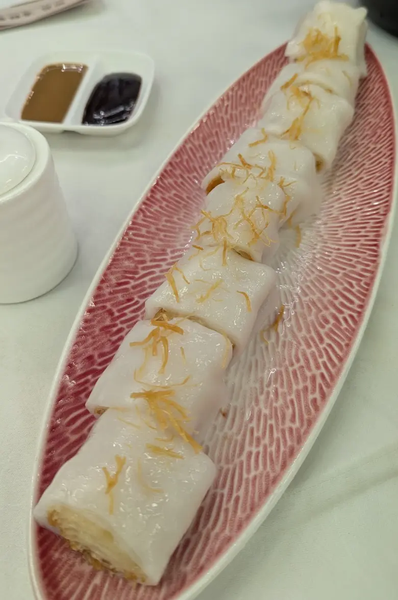 Rice Roll with Dough Fritter & Dried Scallops from Kingsfield Chinese Cuisine