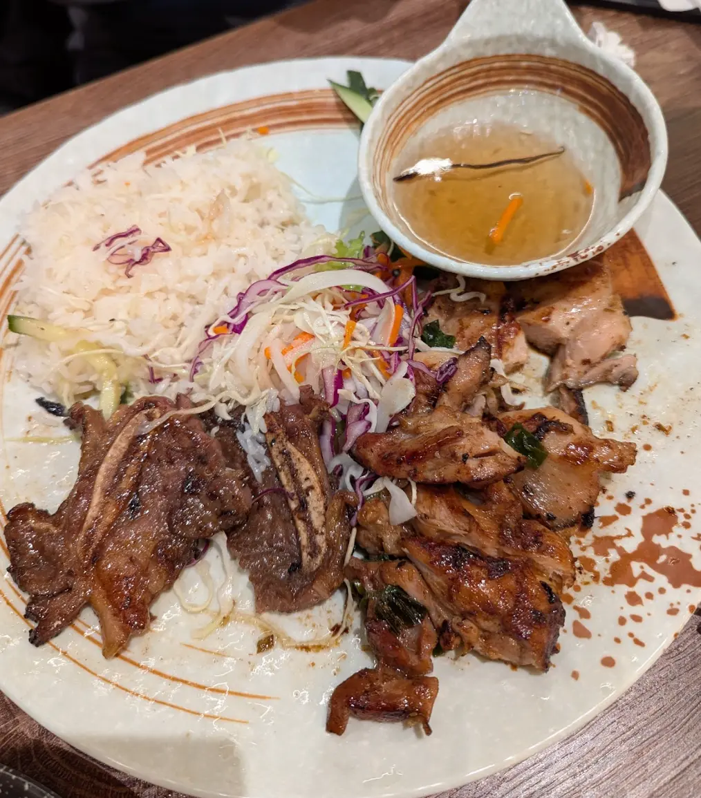 Rice with Beef Short Ribs and Chicken from Linh Anh Vietnamese Cuisine