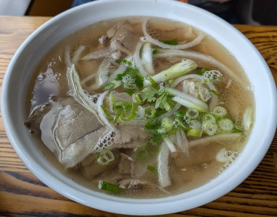 pho beef brisket from pho viet noodle