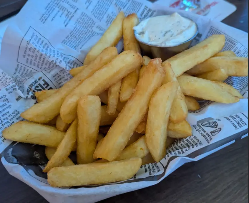 fries from heart and crown