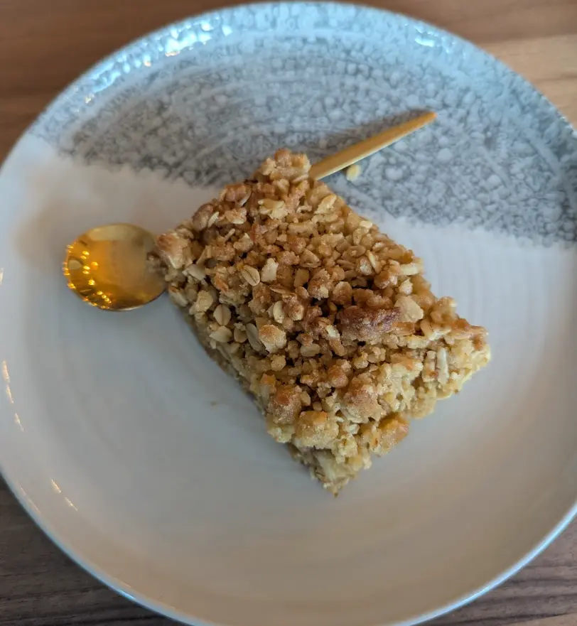 Apple Crumble from Wise Town Cafe
