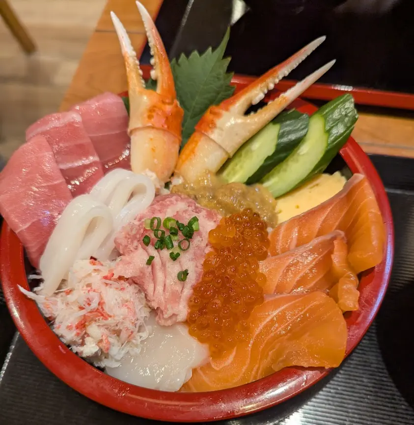 Sashimi Rice Bowl — Special Premium from Donbe
