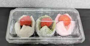 Mochi with strawberry from Kita Kitchen