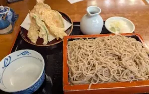 Cold soba noodles from Maruki