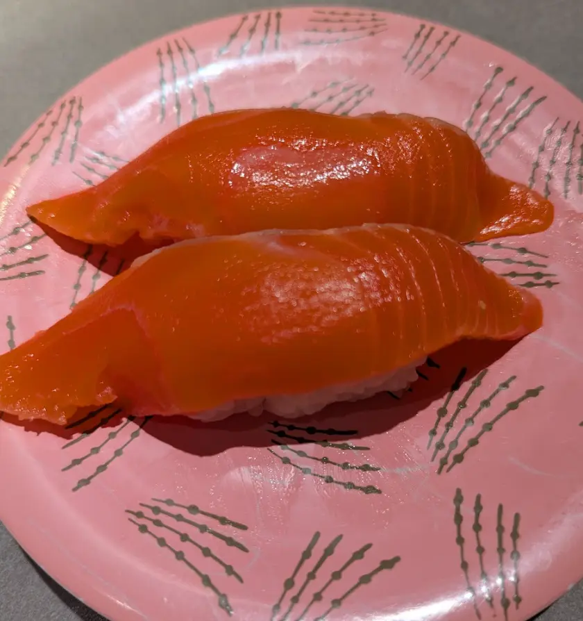 Salmon Nigiri from Nemeru Hanamaru