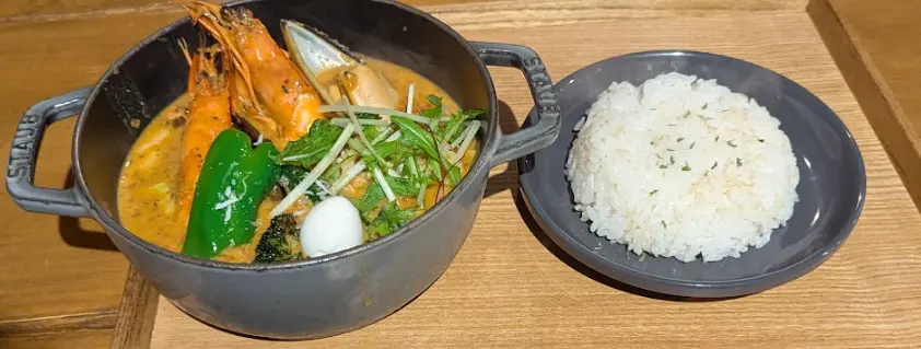 Soup Curry — Seafood and Vegetables from Sama