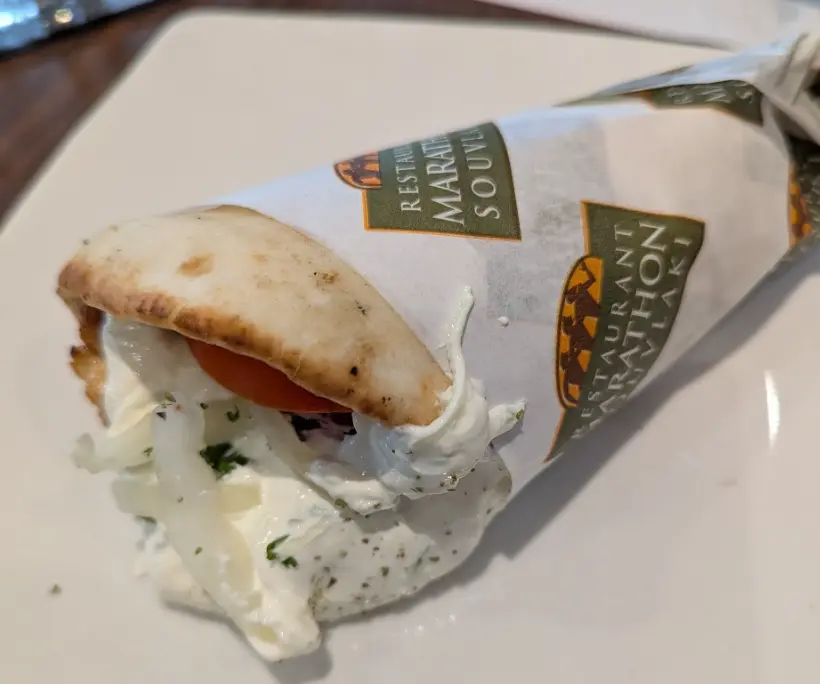 Chicken Pita from Marathon Souvlaki