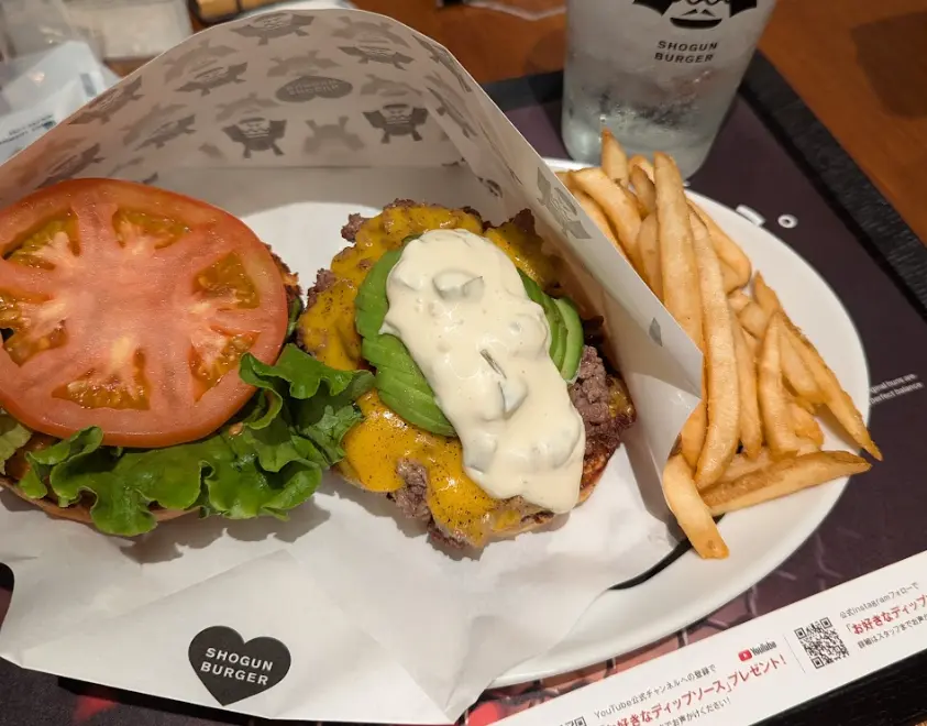 Avocado Cheeseburger from Shogun Burger