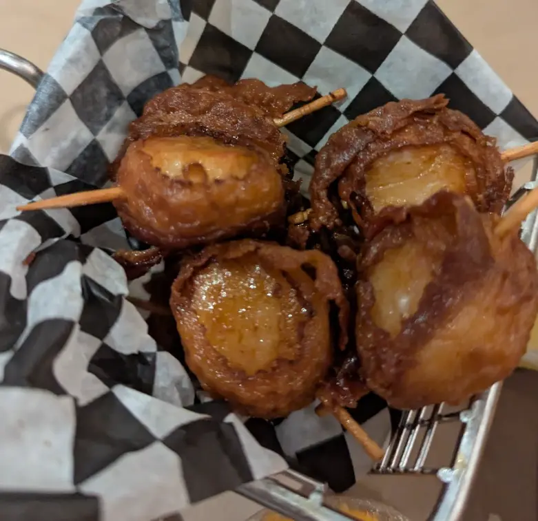 Bacon Wrapped Scallops from Captain's Boil
