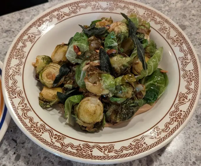 Deep Fried Brussel Sprouts from Corner Peach