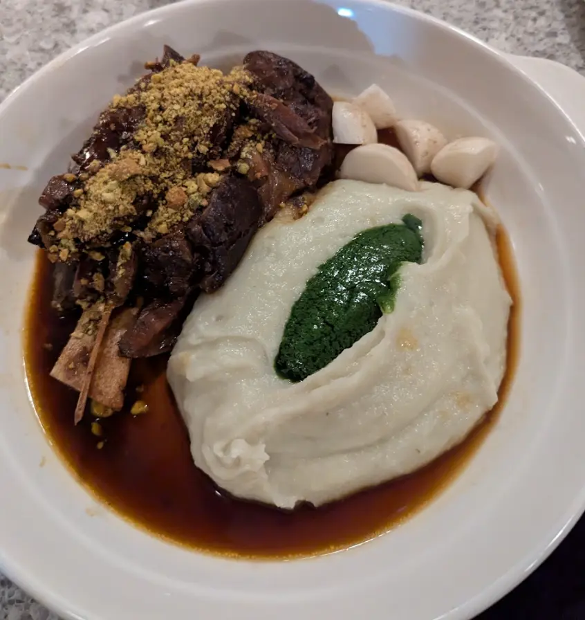 Braised Lamb Shank from Corner Peach