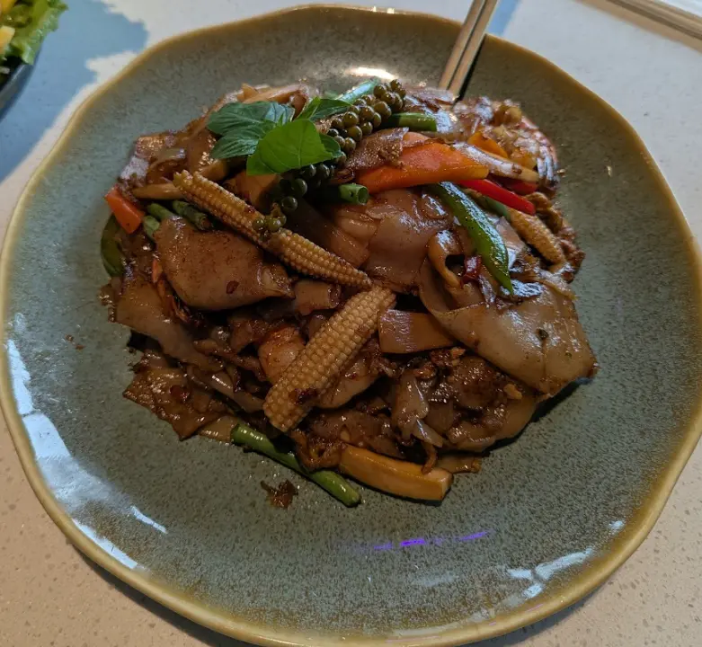 Pad Kee Mao Shrimp from Susu Siam Thai Kitchen