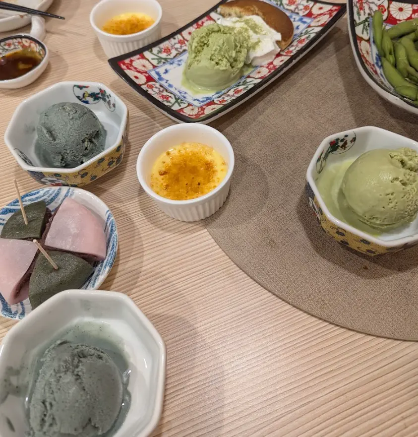 Desserts from Wagyu Suki