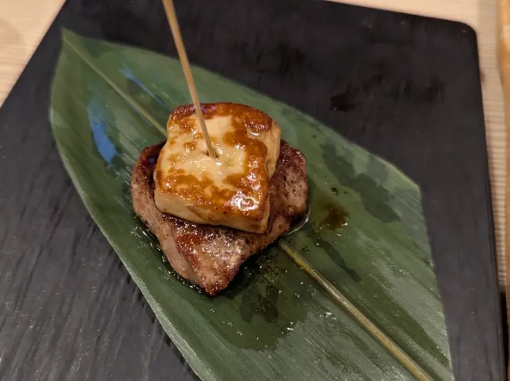 Foie Gras with Wagyu from Wagyu Suki