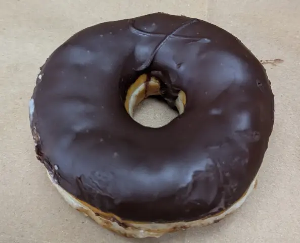 Vegan Dark Chocolate Truffle Doughnut from Crosstown