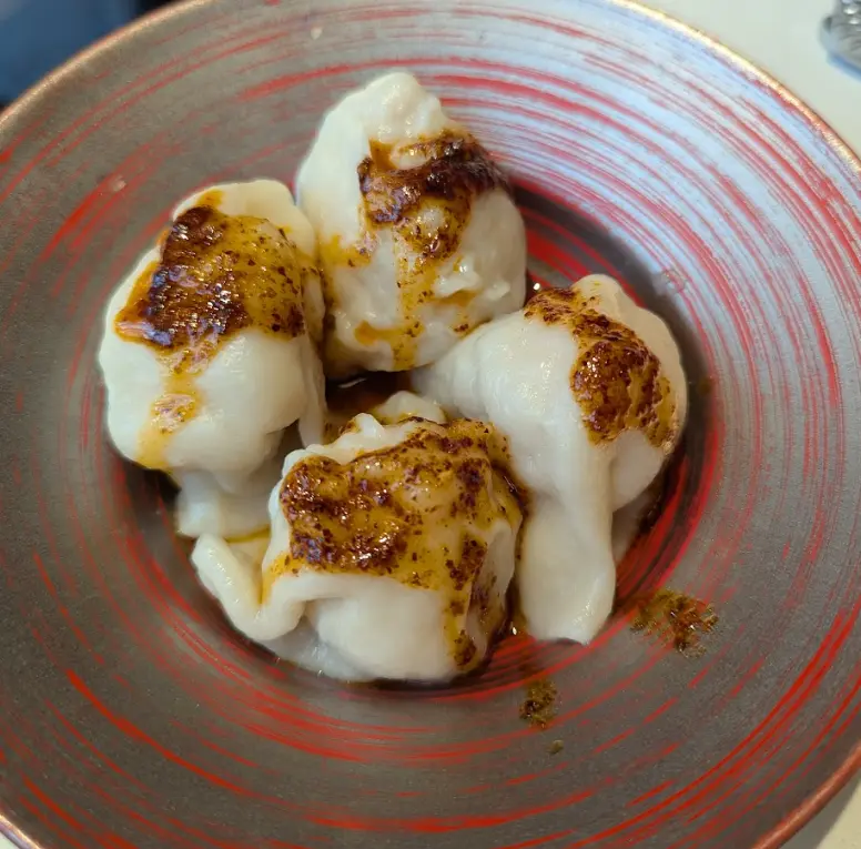 Pork and Prawn Dumpling in Chili Oil from Gouqi