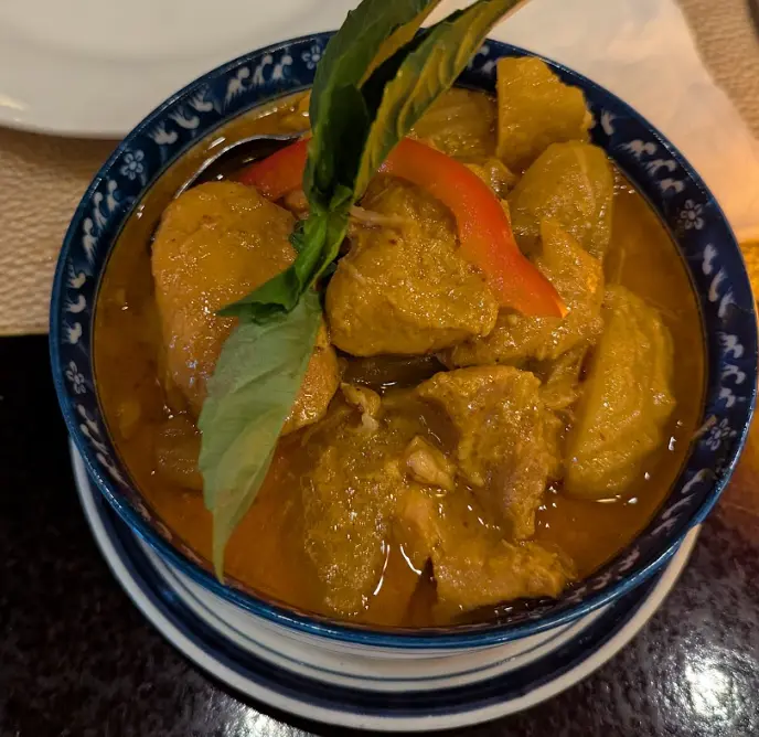 Gang Garee Gai (Yellow Curry with Chicken) from Siam Bistro