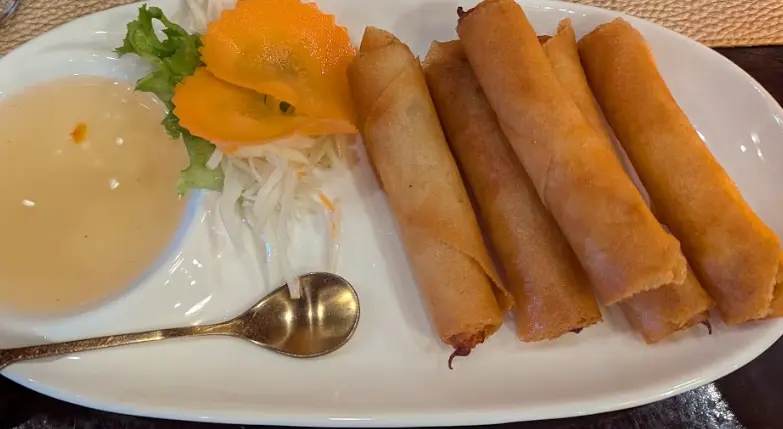 Poa Pia Goong Todd (Shrimp Spring Rolls) from Siam Bistro